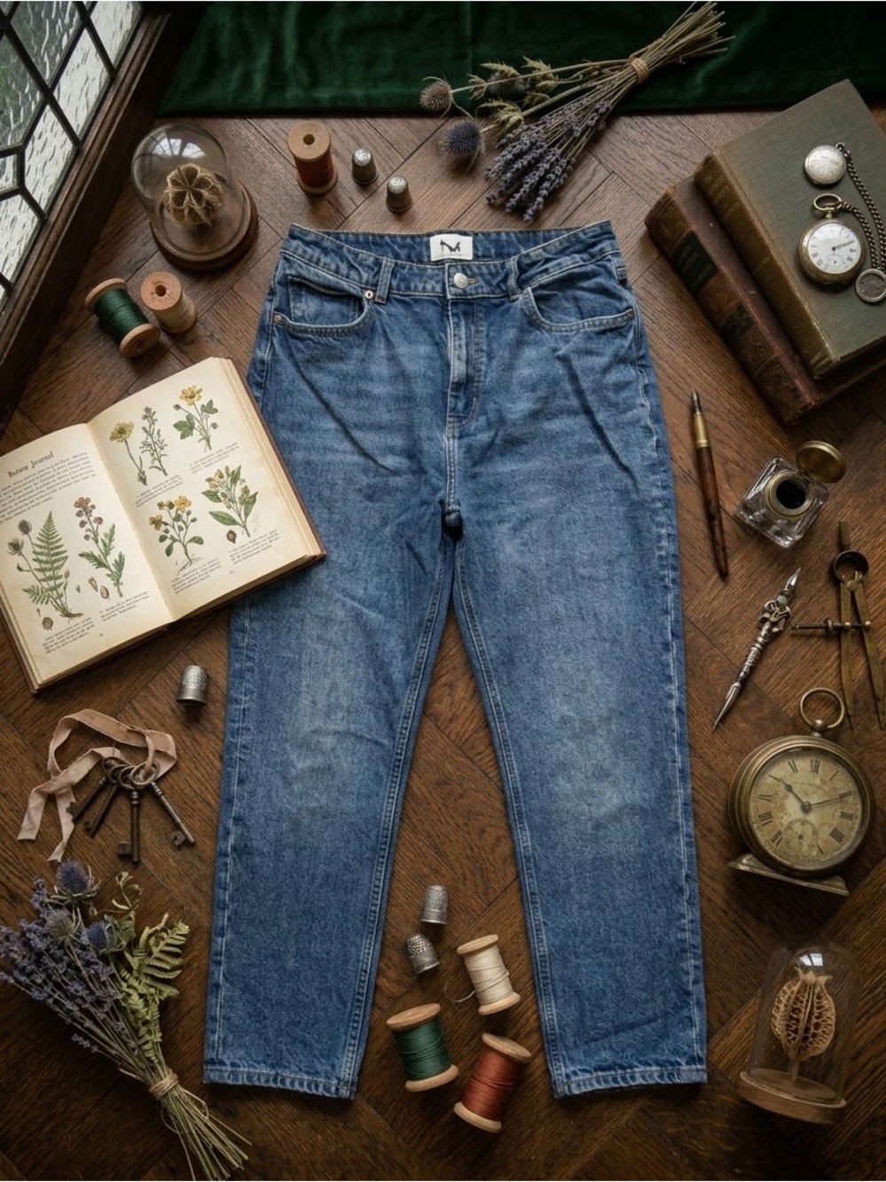 H&M High Waisted Mom Jeans